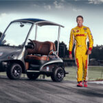 Ryan Hunter-Reay Indy Car Champion and Garia Golf Car